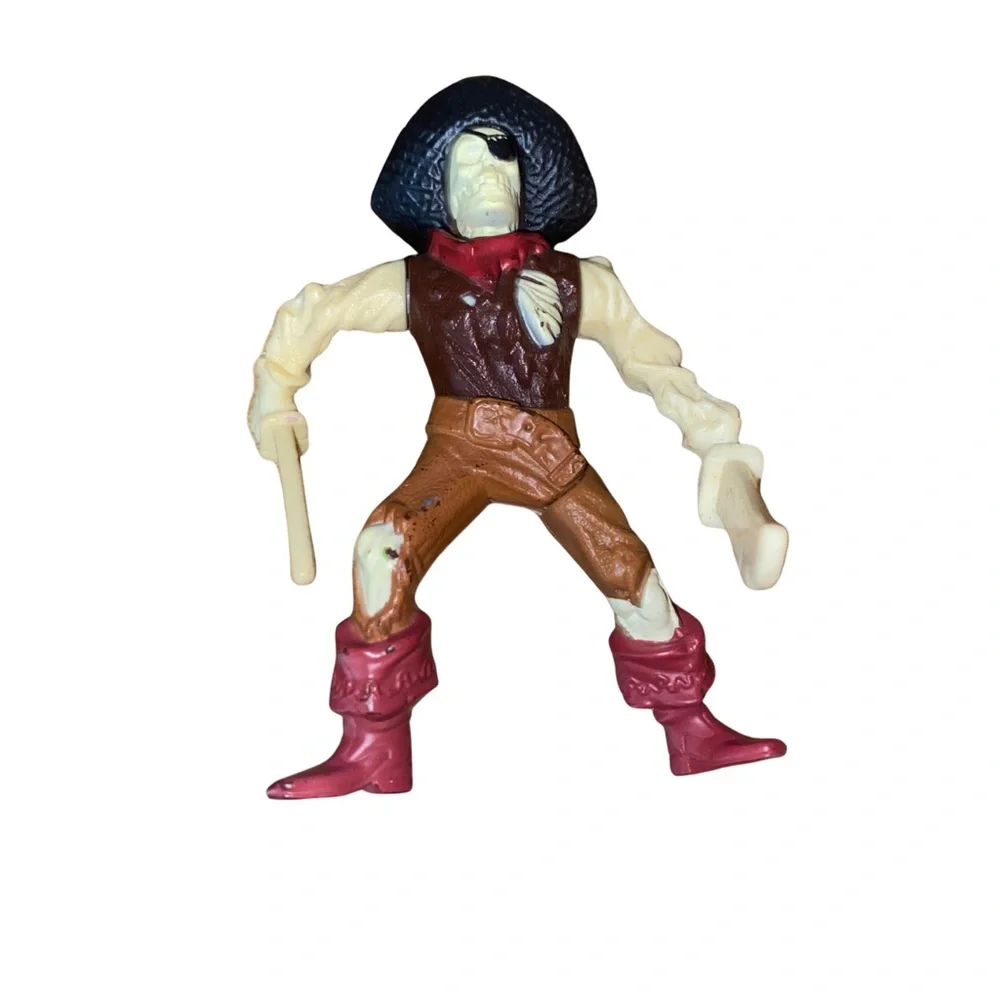 2008 McDonald’s Disney Pirate Toy Figure Movable Arms‎ & Legs Brown Outfit